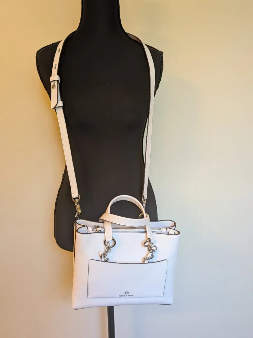 Michael Kors CECE Small Ribbon Chain Messenger Leather Bag NWT